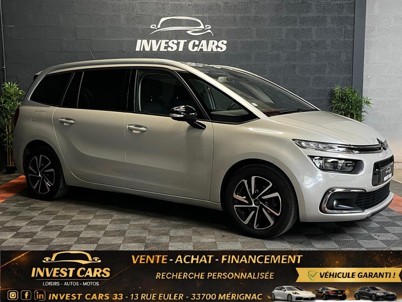 CITROEN C4 SPACETOURER 7 PLACES 1.2 12V 130ch - COURROIE CHANGEE - GRAND  MONOSPACE BV EAT8  Shine - GARANTIE 6 MOIS