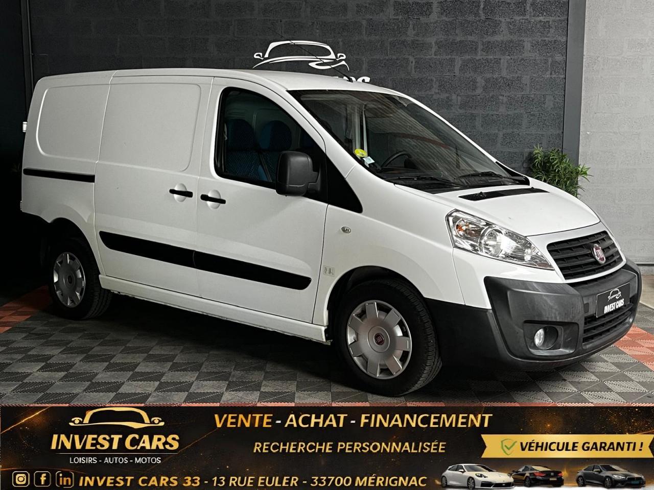 FIAT SCUDO 1.6 Multijet -  90CH FOURGON tôlé Pack CD Clim - GARANTIE 6 MOIS MINIMUM