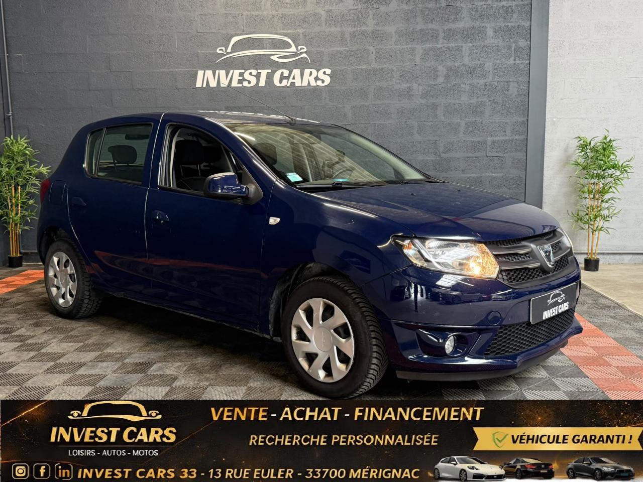 DACIA SANDERO 1.2 16V 75CH DISTRIBUTION CHANGEE -  GARANTIE 6 MOIS MINIMUM