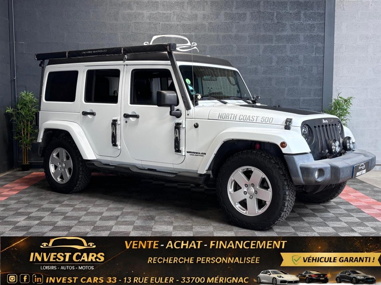 JEEP WRANGLER 2.8CRD 200CH 4WD JK Unlimited NORTH COAST - GARANTIE 6 MOIS MINNIMUM