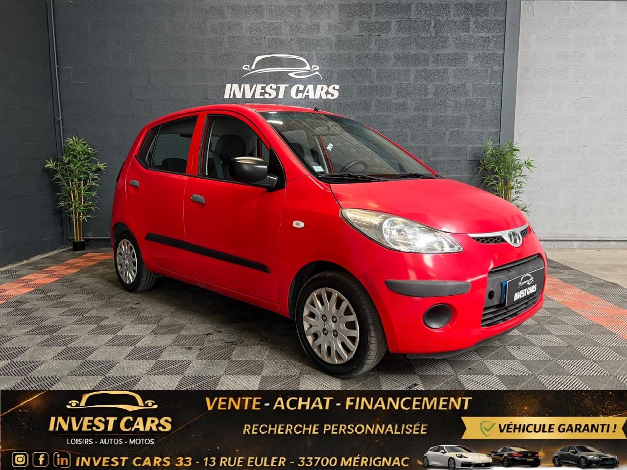 HYUNDAI i10 1.2 78ch 16V Pack - MOTEUR A CHAINE - GARANTIE 6 MOIS