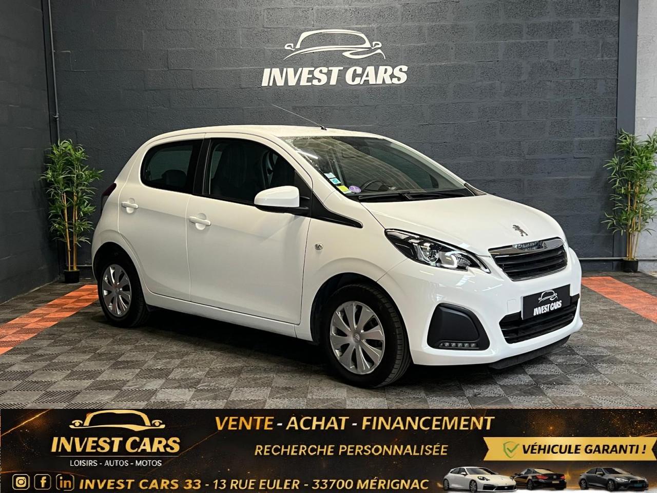 PEUGEOT 108 1.0 VTI 72CH S&S FINITION ACTIVE - GARANTIE 6 MOIS MINIMUM