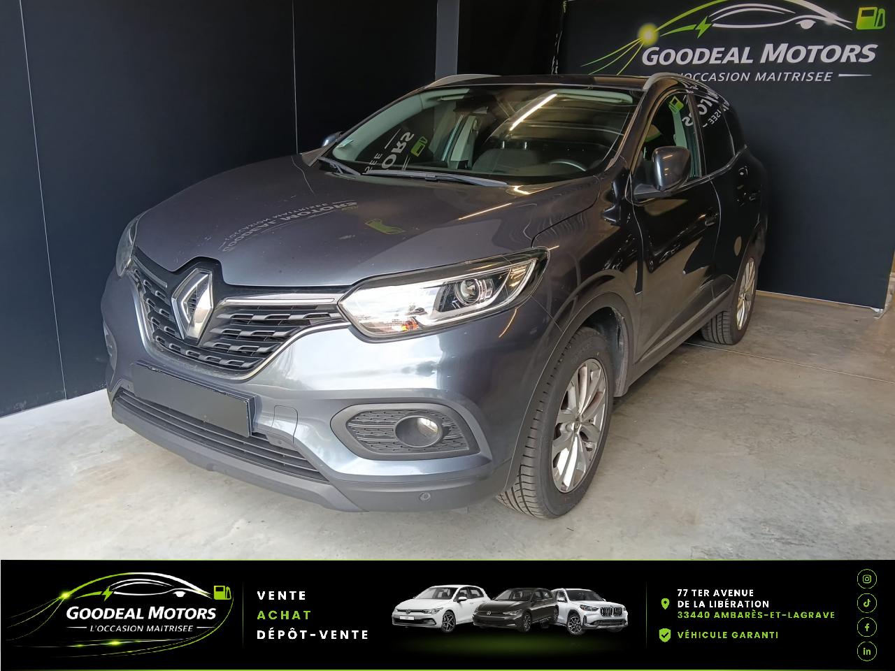 Renault Kadjar d'occasion chez Goodeal Motors à Ambarès-et-Lagrave