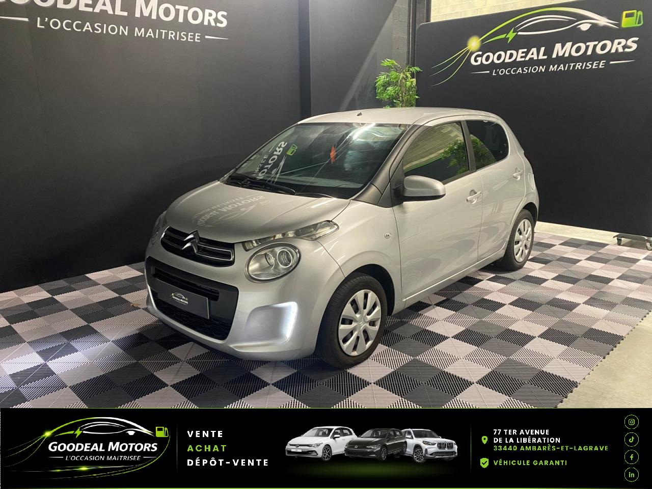 CITROEN C1 1.0 VTi - 72CH- FINION Feel - GARANTIE 6 MOIS MINIMUM