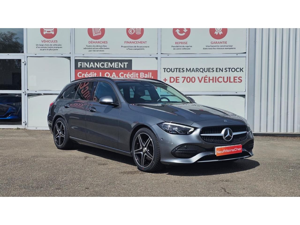MERCEDES Classe C Break Business Line 200d BVA 9G-Tronic + Cuir + Volant chauffant + Jantes 18 style AMG