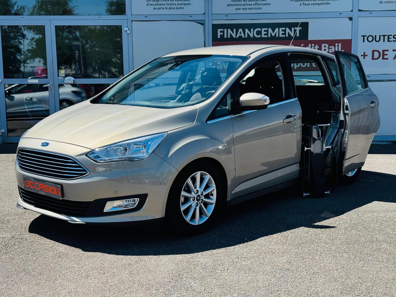 FORD C-MAX Business 1.5 TDCi 120cv BVA TPMR PARAVAN PMR Siege transferable motorise RAUSCH