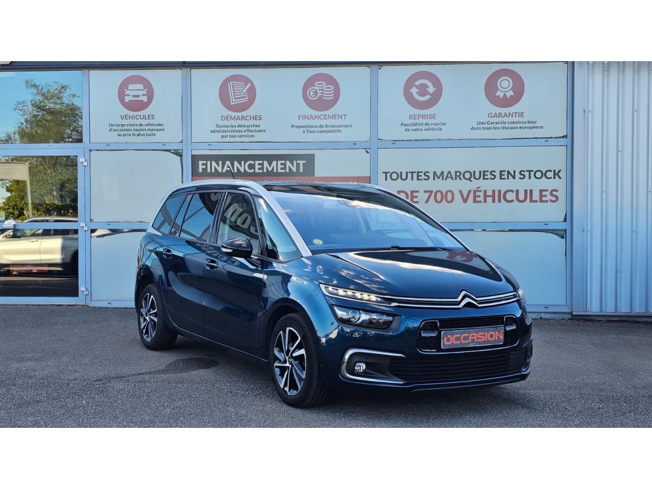 CITROEN GRAND C4 SPACETOURER Lounge 1.5 BlueHDi 130cv EAT8 7 Places + Pack Techno + Cuir + Sieges AV Chauffants