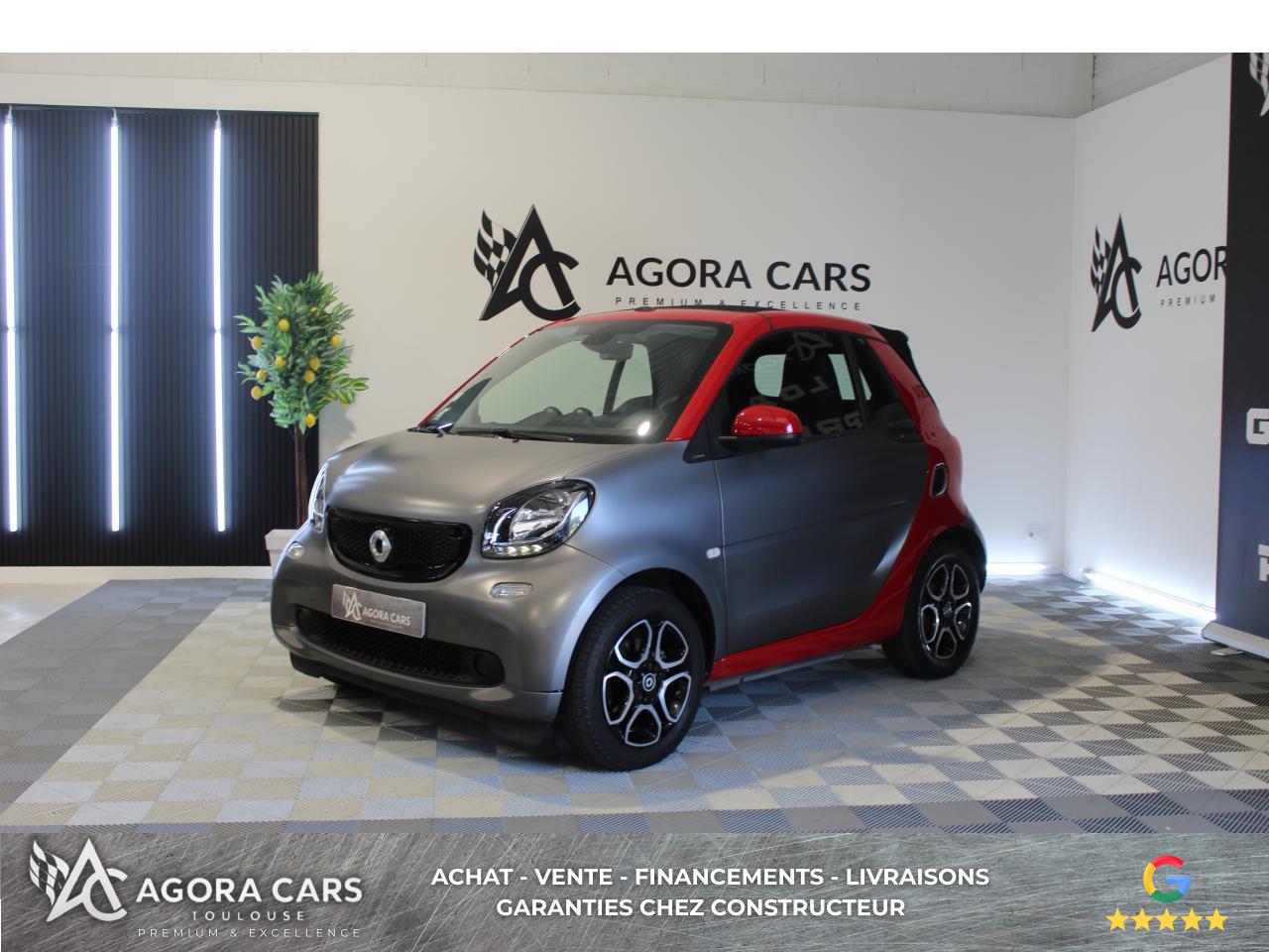 SMART FORTWO Smart Cabrio 0.9i - 90 ch S&S - BV Twinamic CABRIOLET II Passion - SUIVI COMPLET
