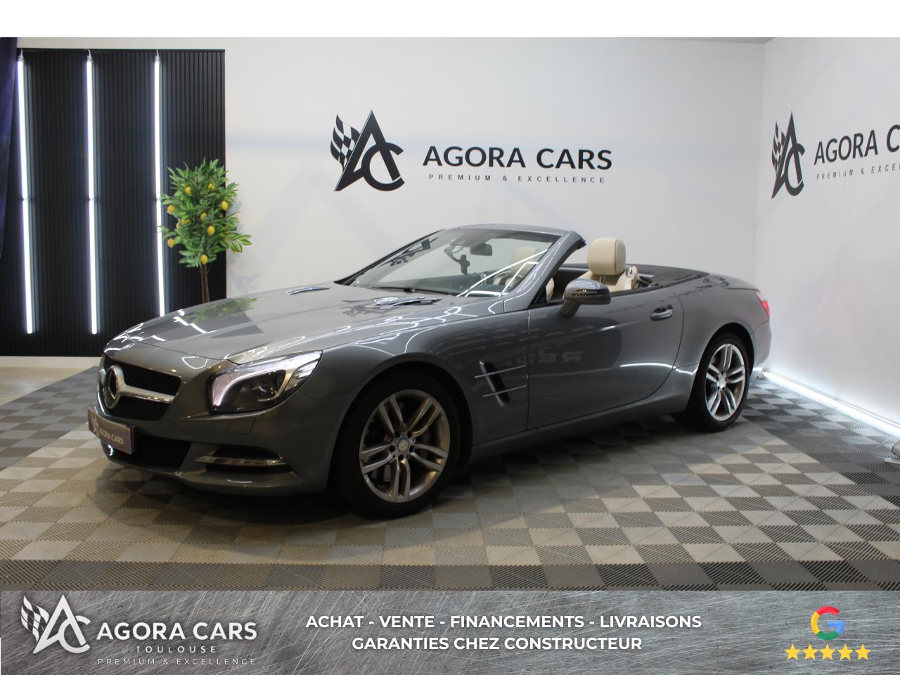 MERCEDES SL 500 BlueEfficiency 450 ch - BVA 7G-Tronic Plus  COUPE CABRIOLET - SIEGE ELECTRIQUE - GARANTIE