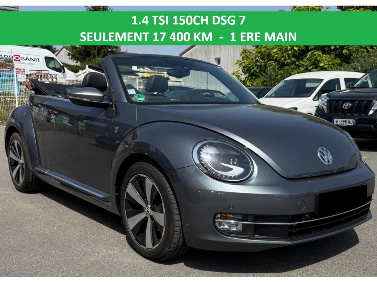 VOLKSWAGEN COCCINELLE CABRIOLET 17.400 KM - 1.4 TSI 150CH - DSG7 - KARMANN