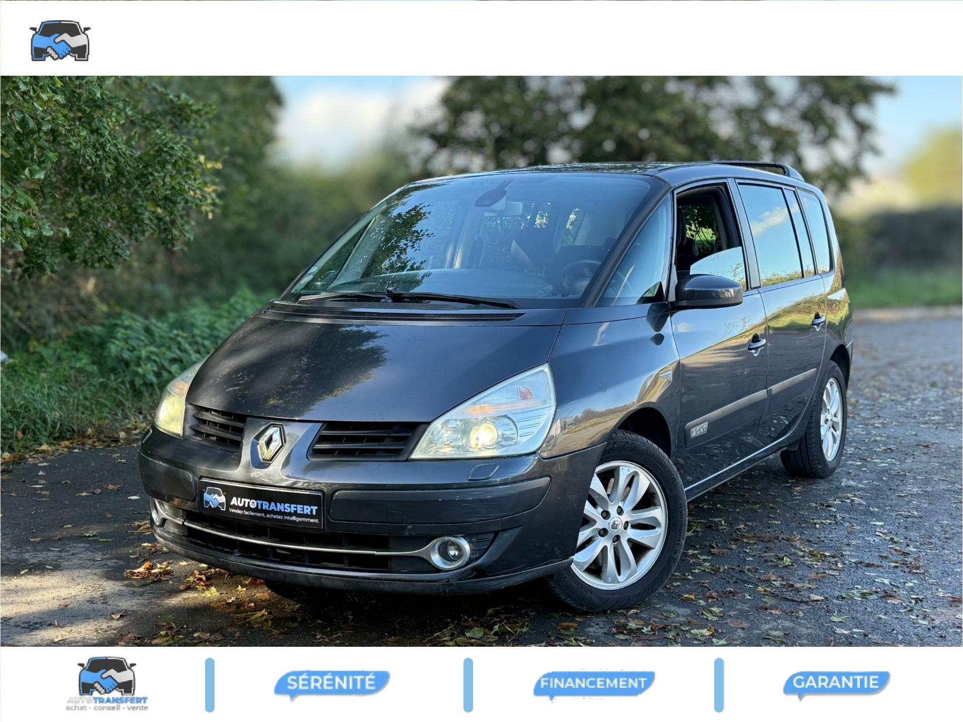 RENAULT ESPACE 2.0 DCI 150 - 4 PNEUS NEUFS -  7 PLACES - CT OK? - DISTRIBUTION À CHAÎNE - GARANTIE 6 MOIS