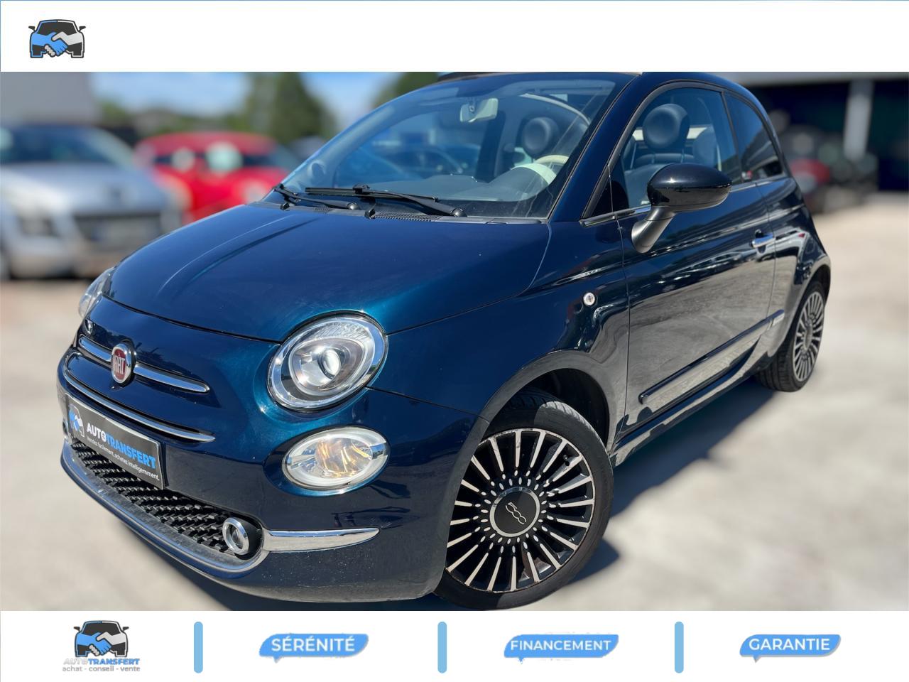 FIAT FIAT 500 Cabriolet 0.9i TwinAir - GARANTIE 2 Ans - 85 S&S - BV Dualogic C CABRIOLET Lounge PHASE 2