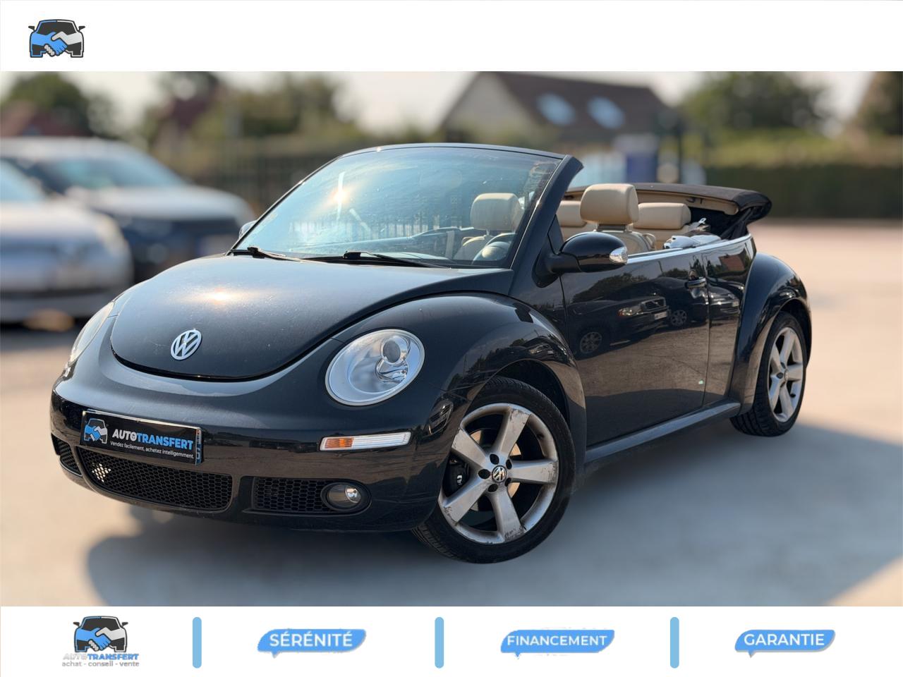 VOLKSWAGEN NEW BEETLE 1.6i CABRIOLET - GARANTI 6 MOIS - DISTRIBUTION VIDANGE OK