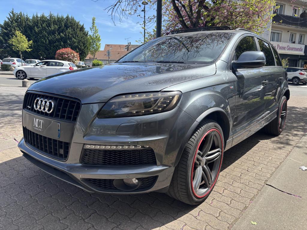 AUDI Q7 Quattro 3.0 V6 TDI DPF - 245 - BVA Tiptronic - 7pl  S-Line PHASE 2