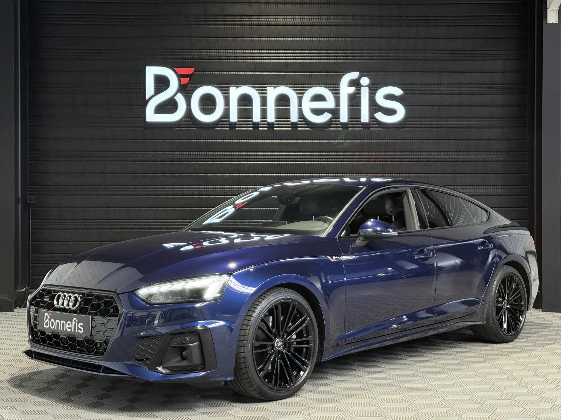 AUDI A5 SPORTBACK 40 TDI 204Ch S tronic 7 Quattro S Line, OPTIONS +++, TVA, 48 900Km, GARANTIE 2027..