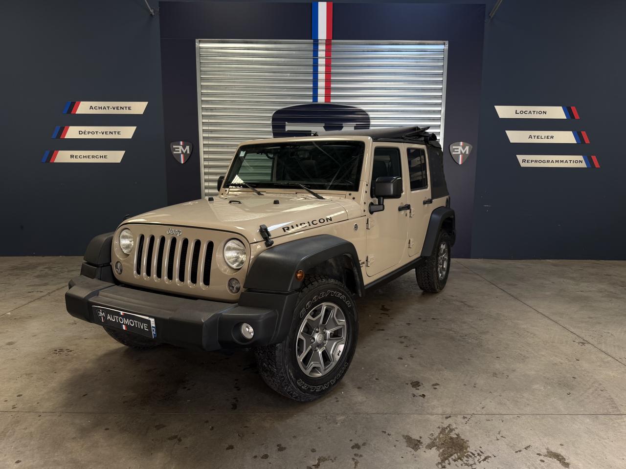 JEEP WRANGLER 3.6i BVA Unlimited Rubicon PHASE 2 Soft TOP / Hard Top disponible