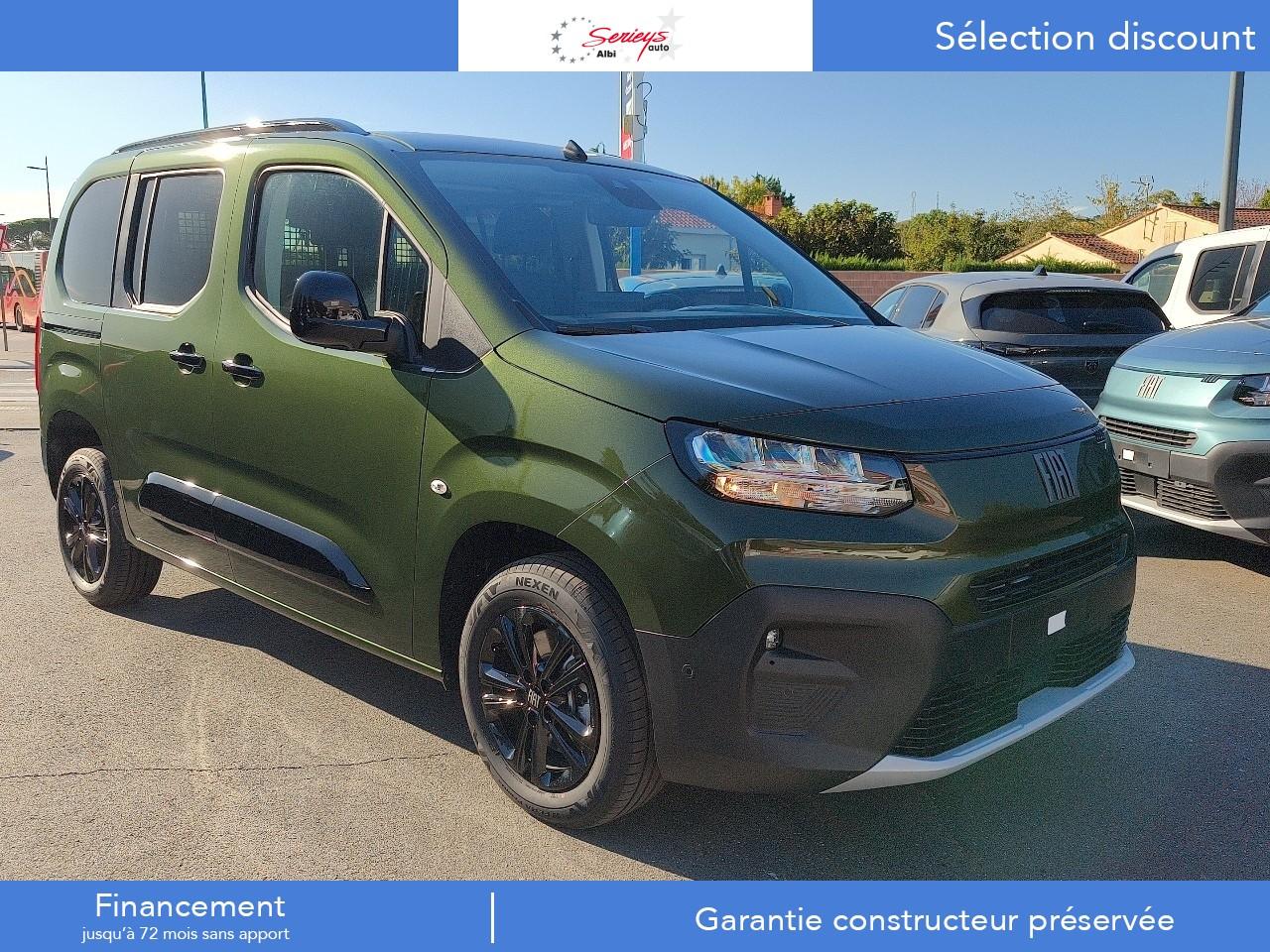 FIAT DOBLO BHDI 130 EAT8 RADAR AV+AR CAMERA AR ANGLE MORT PK CONNECT PK TECHNO