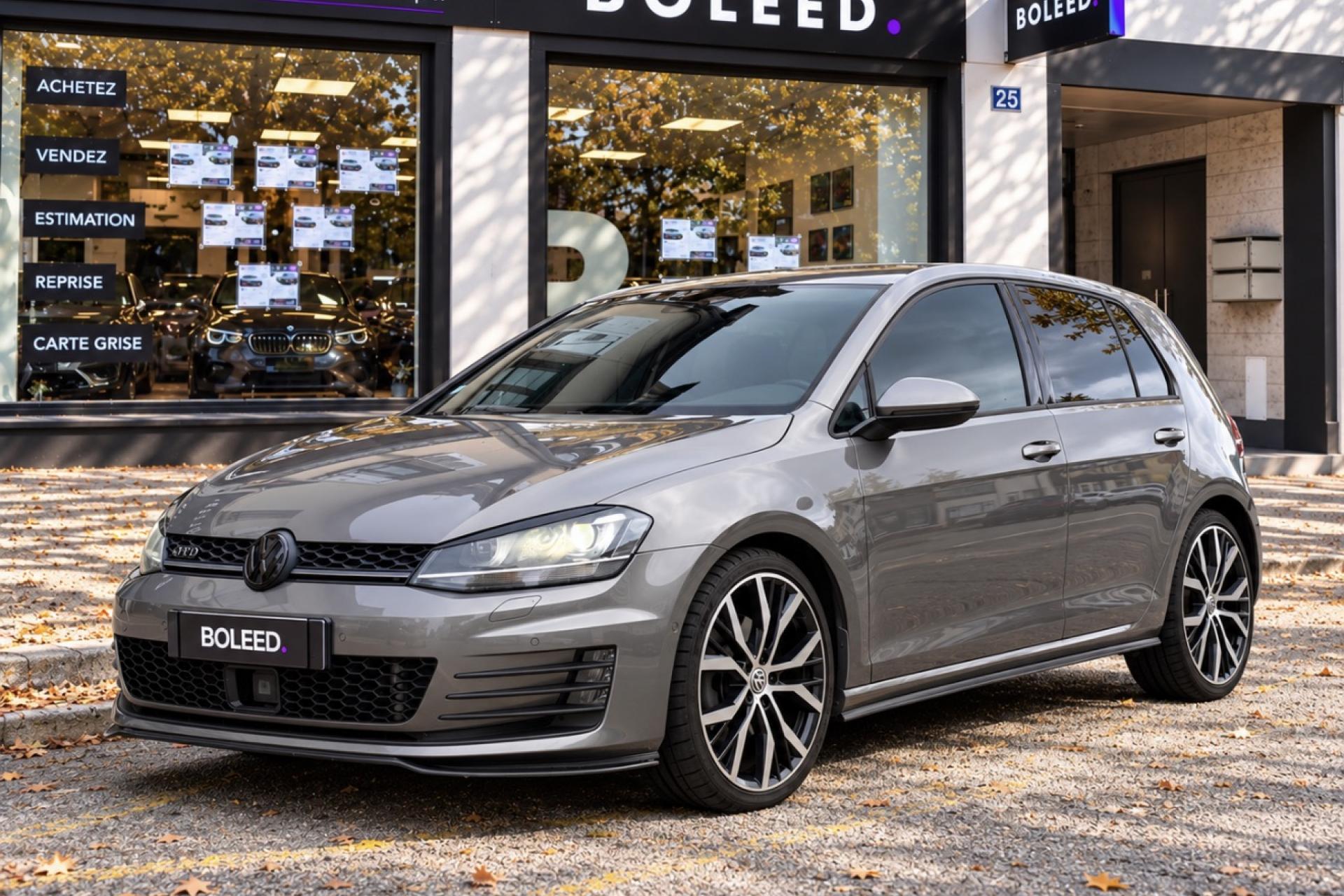 VOLKSWAGEN GOLF 7 GTD 2.0 TDI 184 CH DSG6-CUIR-CARPLAY-GPS-XÉNON-SIÈGES CHAUFFANTS