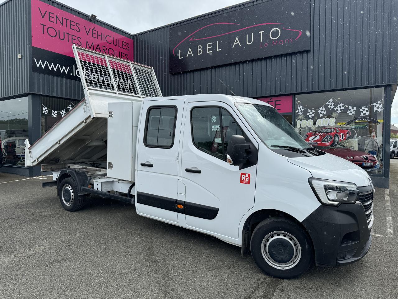 RENAULT MASTER 3T5 DOUBLE CABINE 6PL BENNE + COFFRE RJ 2.3 DCI 130CH