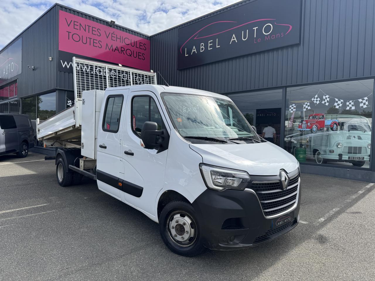 RENAULT MASTER 3T5 DOUBLE CABINE 6PL BENNE + COFFRE RJ 2.3 DCI 130CH