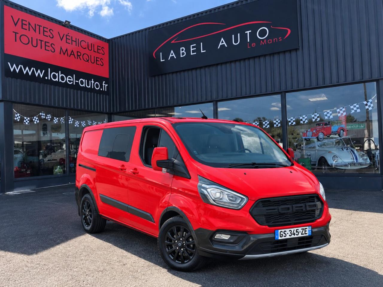 FORD TRANSIT CUSTOM 2.0 ECOBLUE 130CH TRAIL CABINE APPROFONDIE 6 PLACES