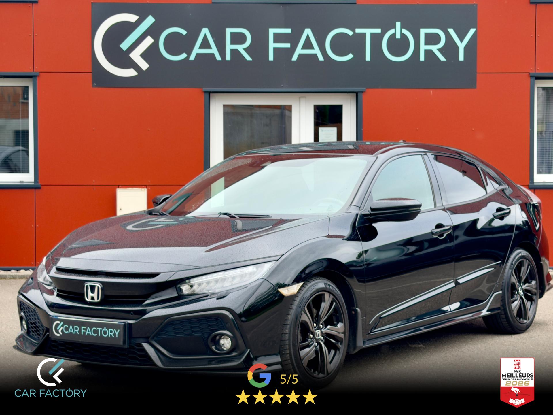 HONDA CIVIC 1.5 i-VTEC SPORT 182 Navigation ACC Caméra Carplay Sièges chauffant Garantie 1an