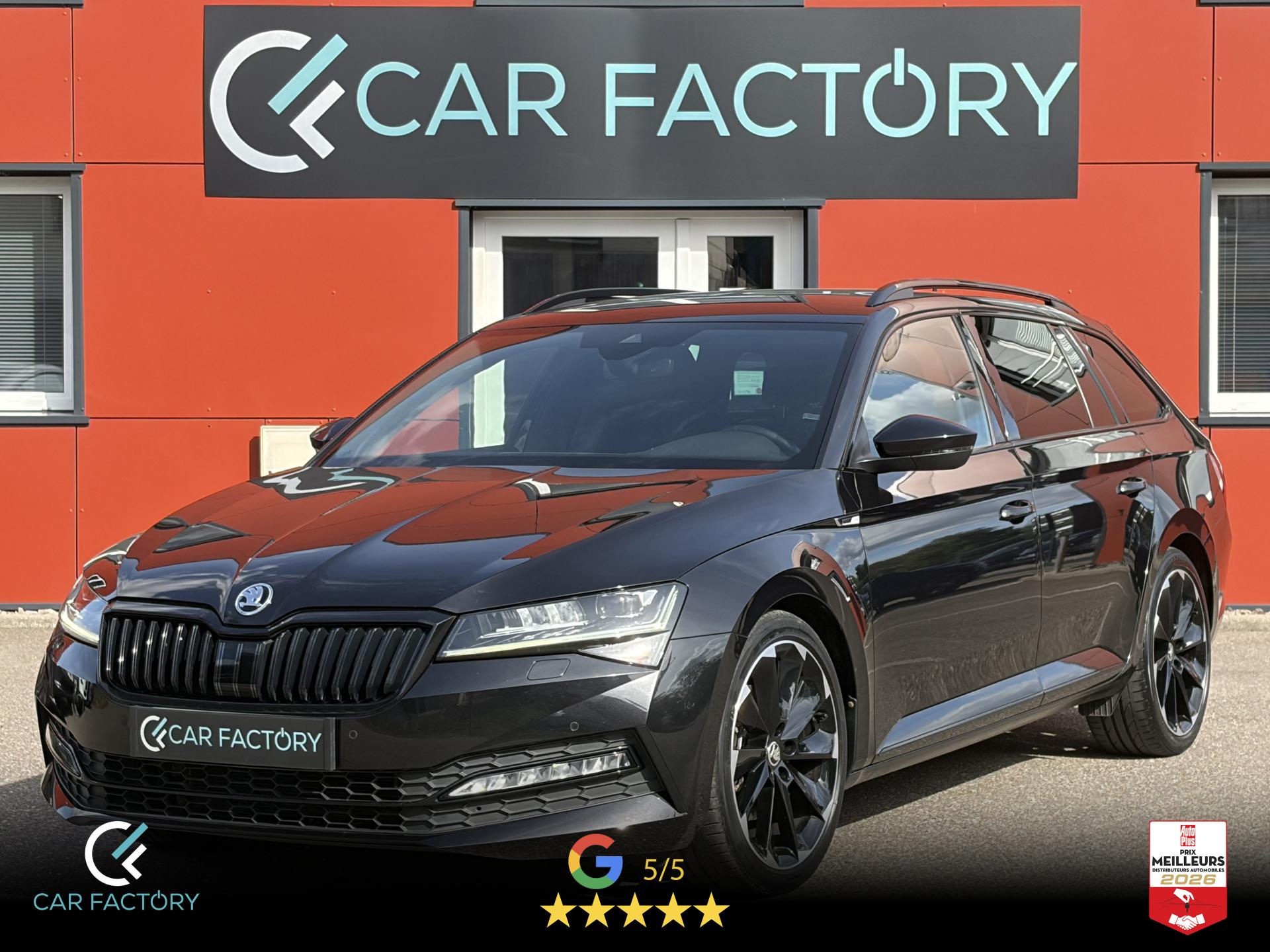 SKODA SUPERB COMBI 2.0 TDI 190 DSG Sportline 1ère Main Attelage Pack Hiver Matrix LED Garantie 1an