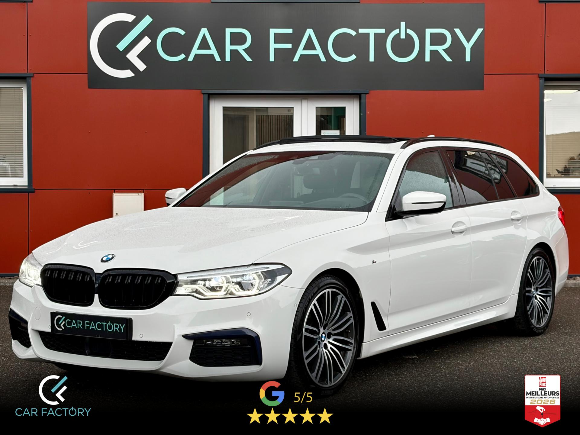 BMW SERIE 5 TOURING 520d M Sport 190 1ère Main Pack Advanced Safety  toit ouvrant  Garantie 1an