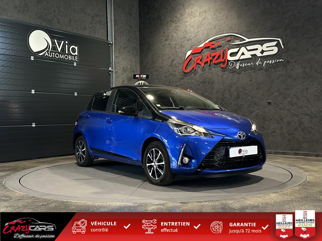 TOYOTA YARIS Design 1.5 - 110 VVT-i - CAM - PHARES AUTOMATIQUES - LANE ASSIST