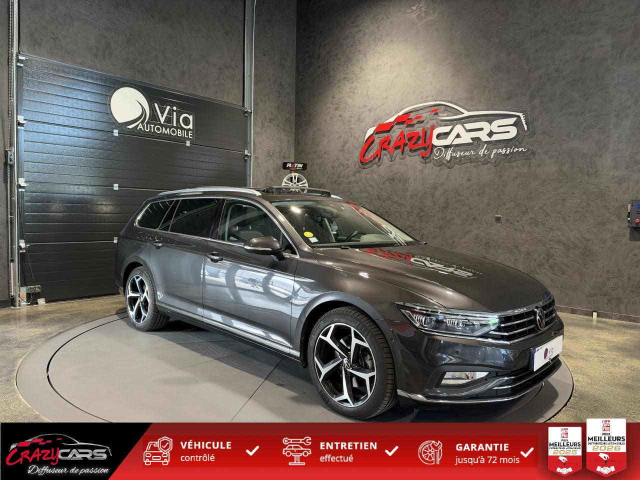 VOLKSWAGEN PASSAT SW 2.0 TDI 4 MOTION - 200 - ATTELAGE - CAM 360 - ATH