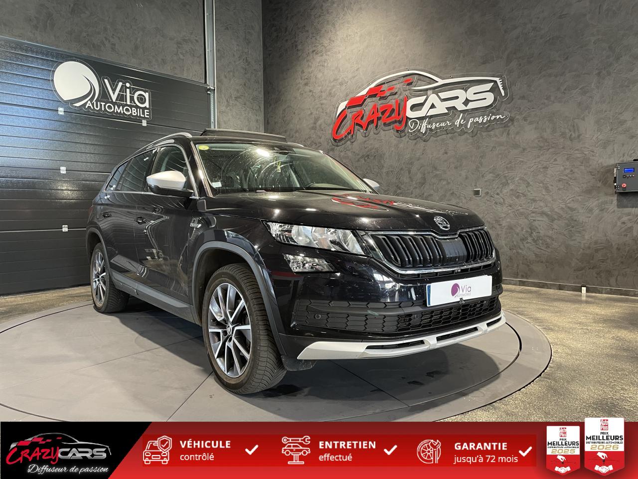 SKODA KODIAQ 2.0 TDI 150 DSG7 4x4 7 pl  Scout - Caméra 360 - Attelage