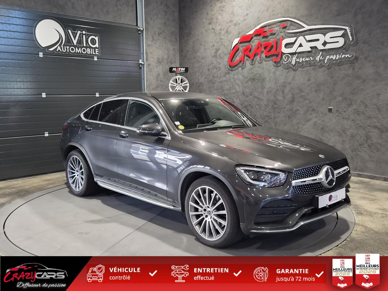MERCEDES CLASSE GLC 220 d BVA AMG Line 4-Matic  - Attelage - Camera de recul