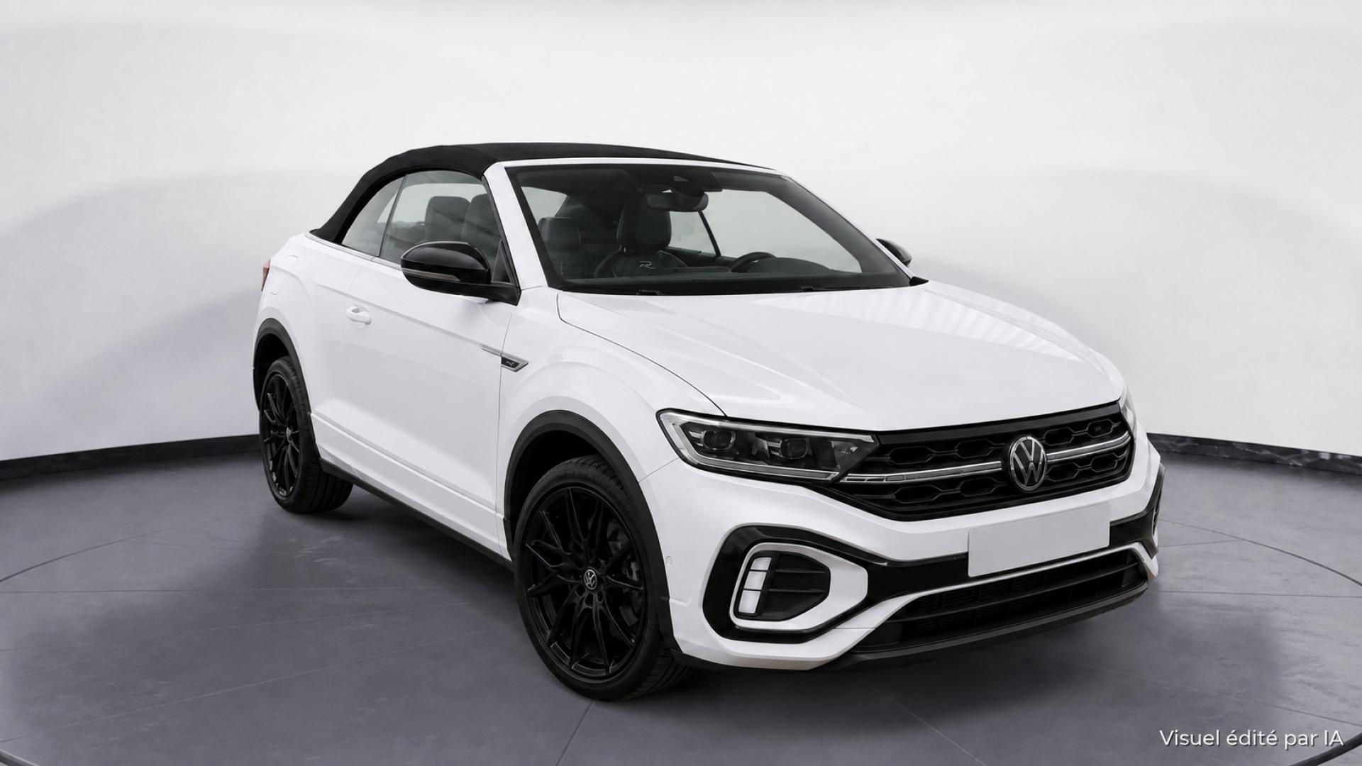 VOLKSWAGEN T-ROC Cabriolet 1.5 TSI Evo - 150  BV DSG 7  CABRIOLET R-Line P 2 JA19 Black - Cuir Rline - Navi