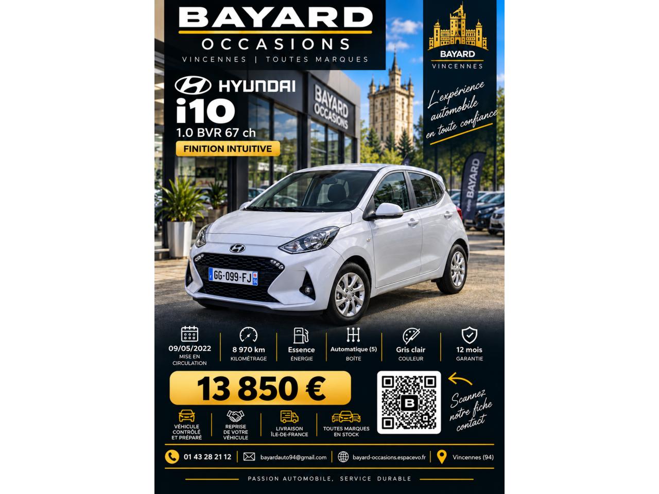 HYUNDAI i10 1.0 - BVR Intuitive