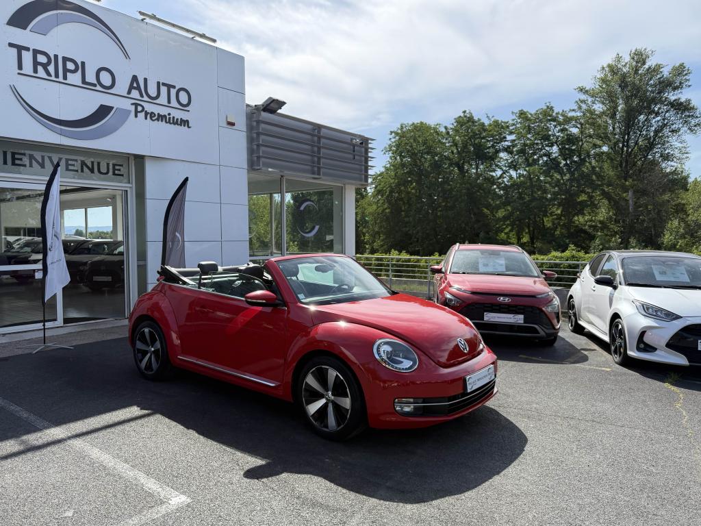 VOLKSWAGEN NOUVELLE COCCINELLE Coccinelle Cabriolet 2.0 TDI BlueMotion - 110 - Couture Exclusive - RADAR AR + GPS