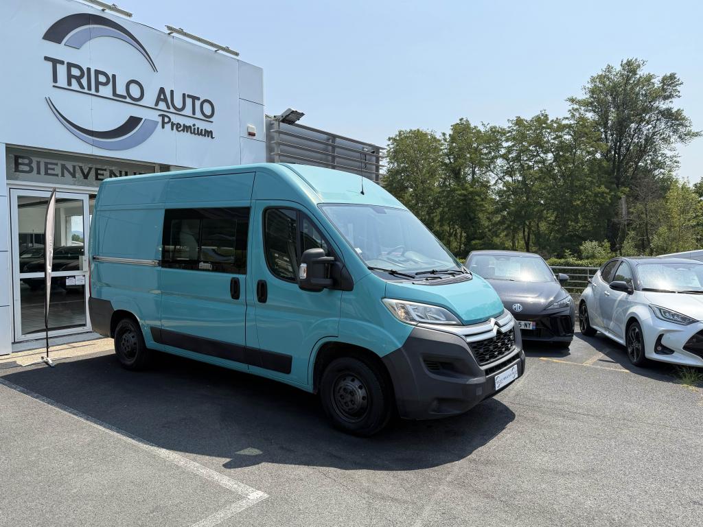 CITROEN JUMPER Confort L2H2 2.0 BlueHDI - 110 Cabine approfondie 7PLACES + ATTELAGE + CLIM