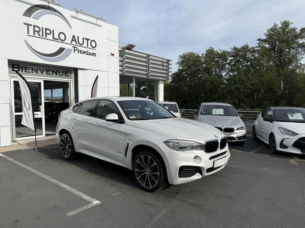 BMW X6 xDrive 30d - BVA 258ch M Sport SUIVI COMPLET BMW + GPS + TOIT OUVRANT + CAMERA AR