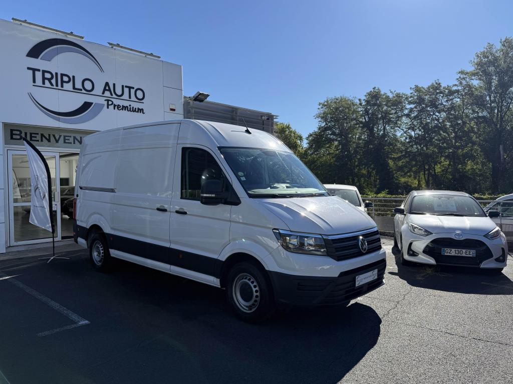 VOLKSWAGEN CRAFTER L3H3 2.0 TDI - 140 FOURGON Van Business TVA RECUPERABLE + GPS + CARPLAY + CAMERA AR