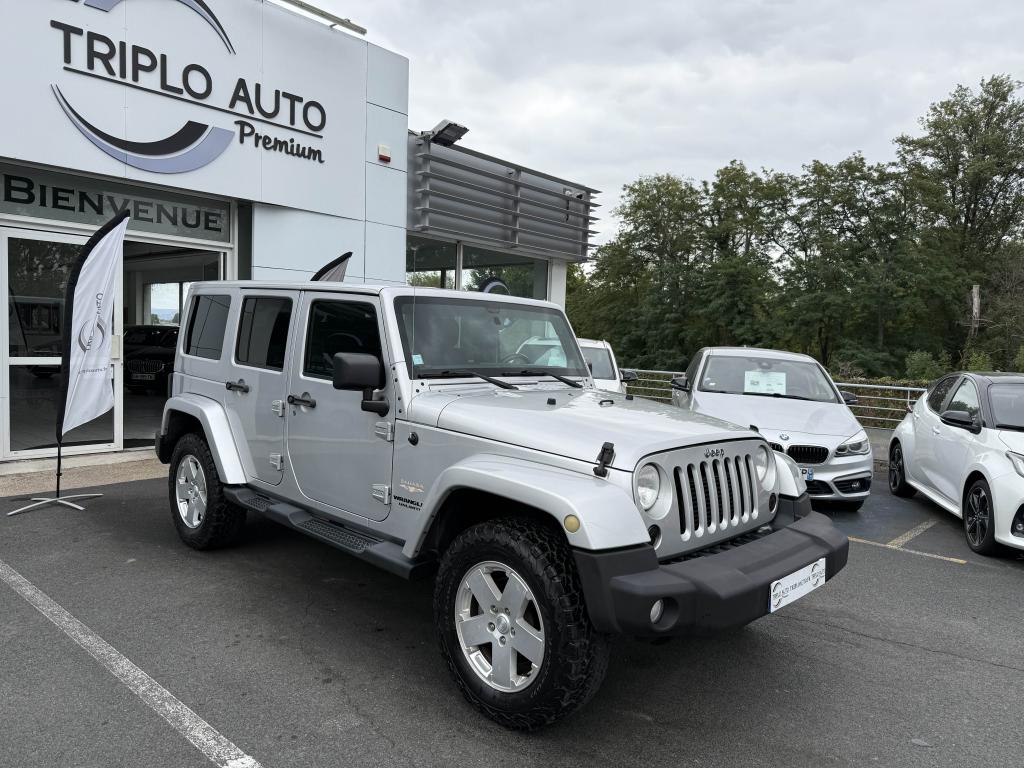JEEP WRANGLER 2.8 CRD 200CH Unlimited Sahara ATTELAGE + GPS + CLIM