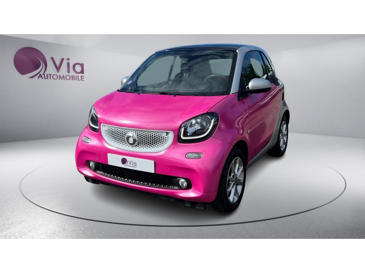 SMART FORTWO Coupe 1.0i 71  BVM Passion - COVERING ROSE PAILLETER /  REGULATEUR / TOIT PANO