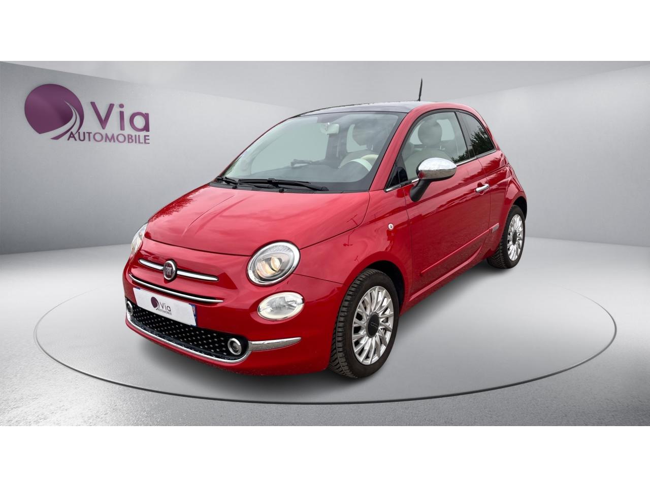 FIAT FIAT 500 1.2i 69 Lounge - TOIT PANO / REGULATEUR / BLUETOOTH