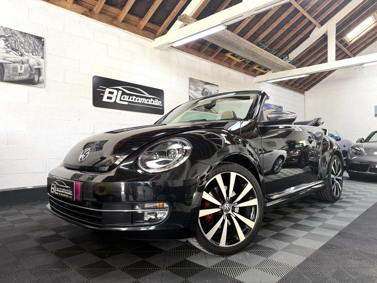 VOLKSWAGEN COCCINELLE CABRIOLET 2.0 TSI 220CH  - CAMERA - FENDER - CARPLAY - CUIR EXCLUSIVE CHAUFFANTS- XENON