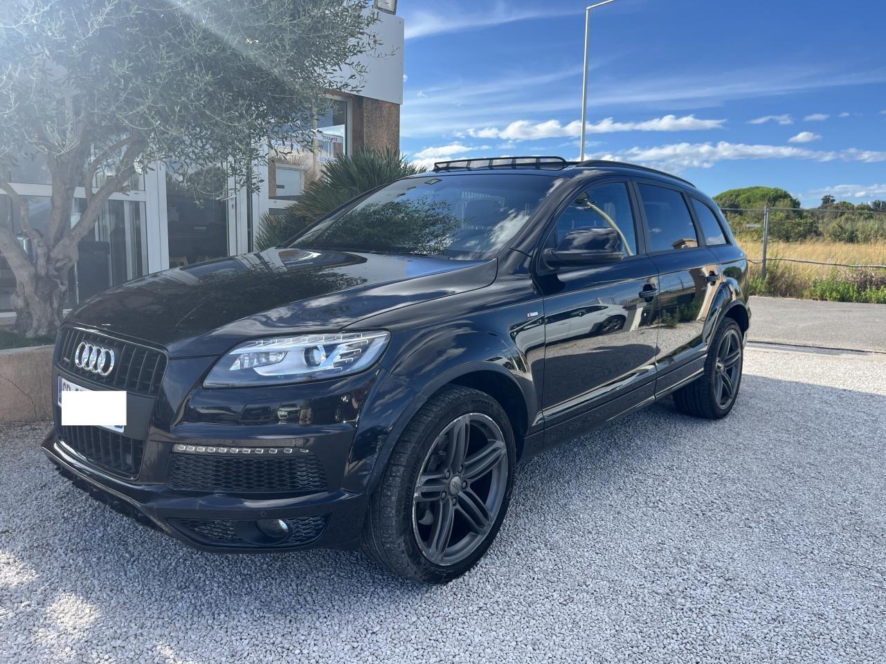 AUDI Q7 Quattro 3.0 V6 TDI - 245 CV - BVA Tiptronic - 7pl  S-Line PHASE 2 / DOUBLE TOIT OUVRANT /CAMERA