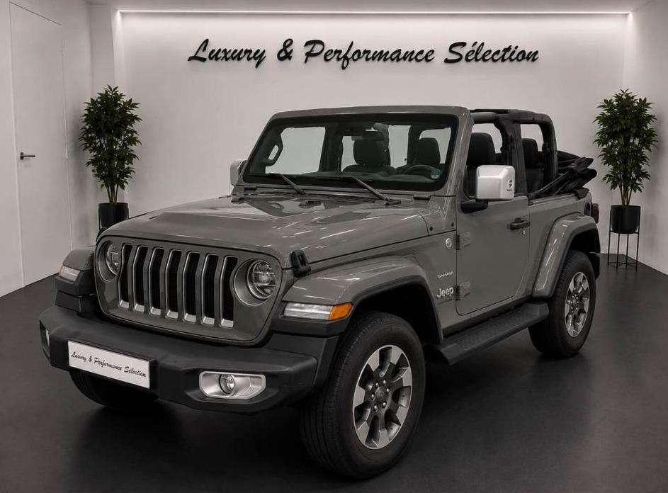 JEEP WRANGLER JL 3 PORTES 2.2 200ch BVA8 4x4 OVERLAND - 43000km - CAPOTE SOUPLE - COLORIS RARE
