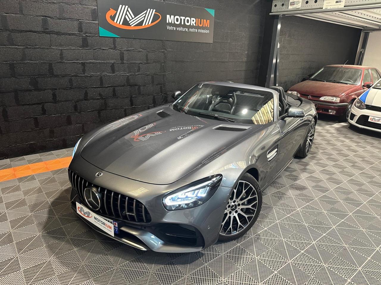 MERCEDES AMG GT Roadster - 4.0 V8 476ch - Origine Fr - Suivi complet AMG - 2ème main - PPF complet - Echappem