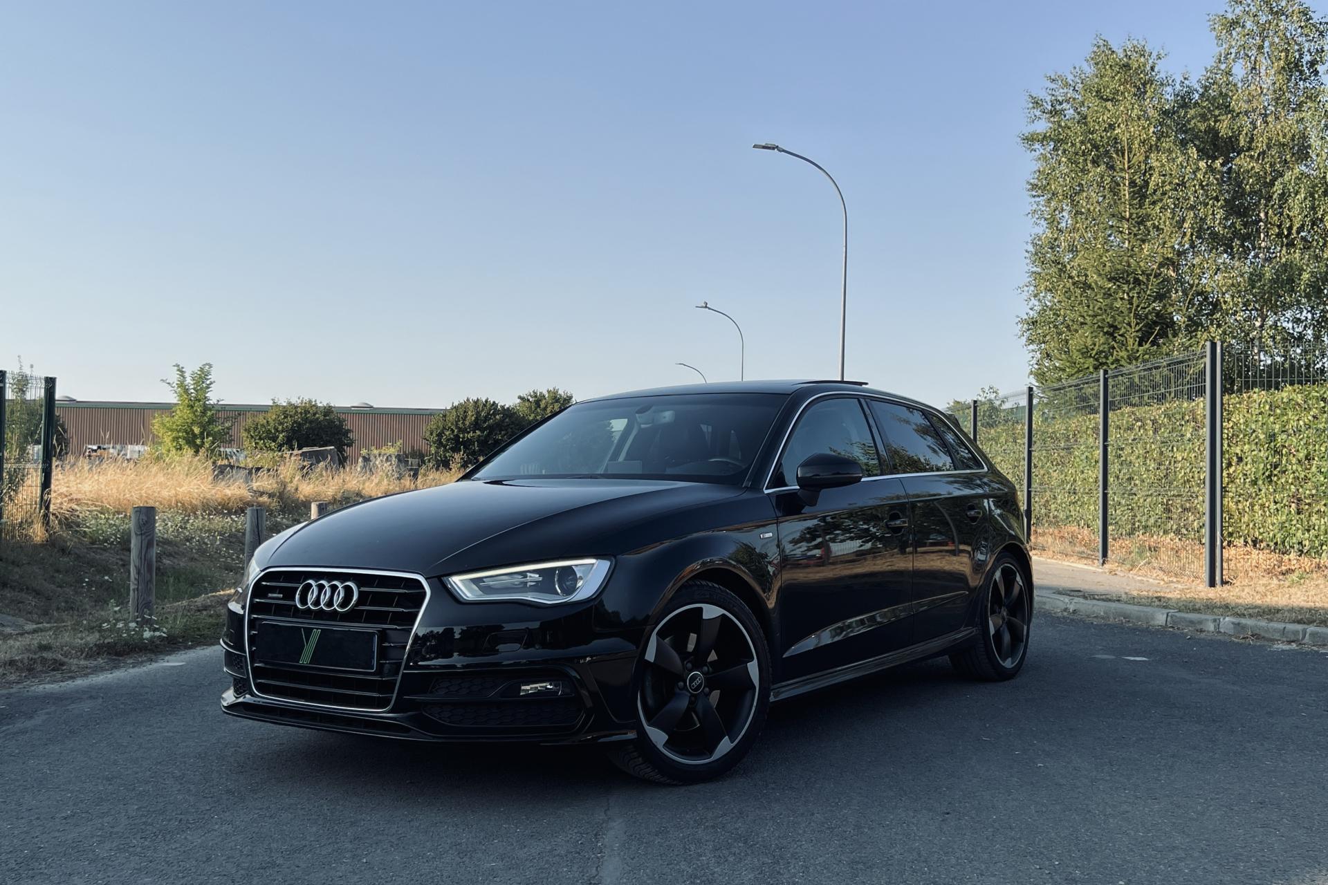 AUDI A3 Sportback Quattro 2.0 TDI - 184 - BV S-Tronic S line - Toit ouvrant - Bang Olufsen - Garantie 12