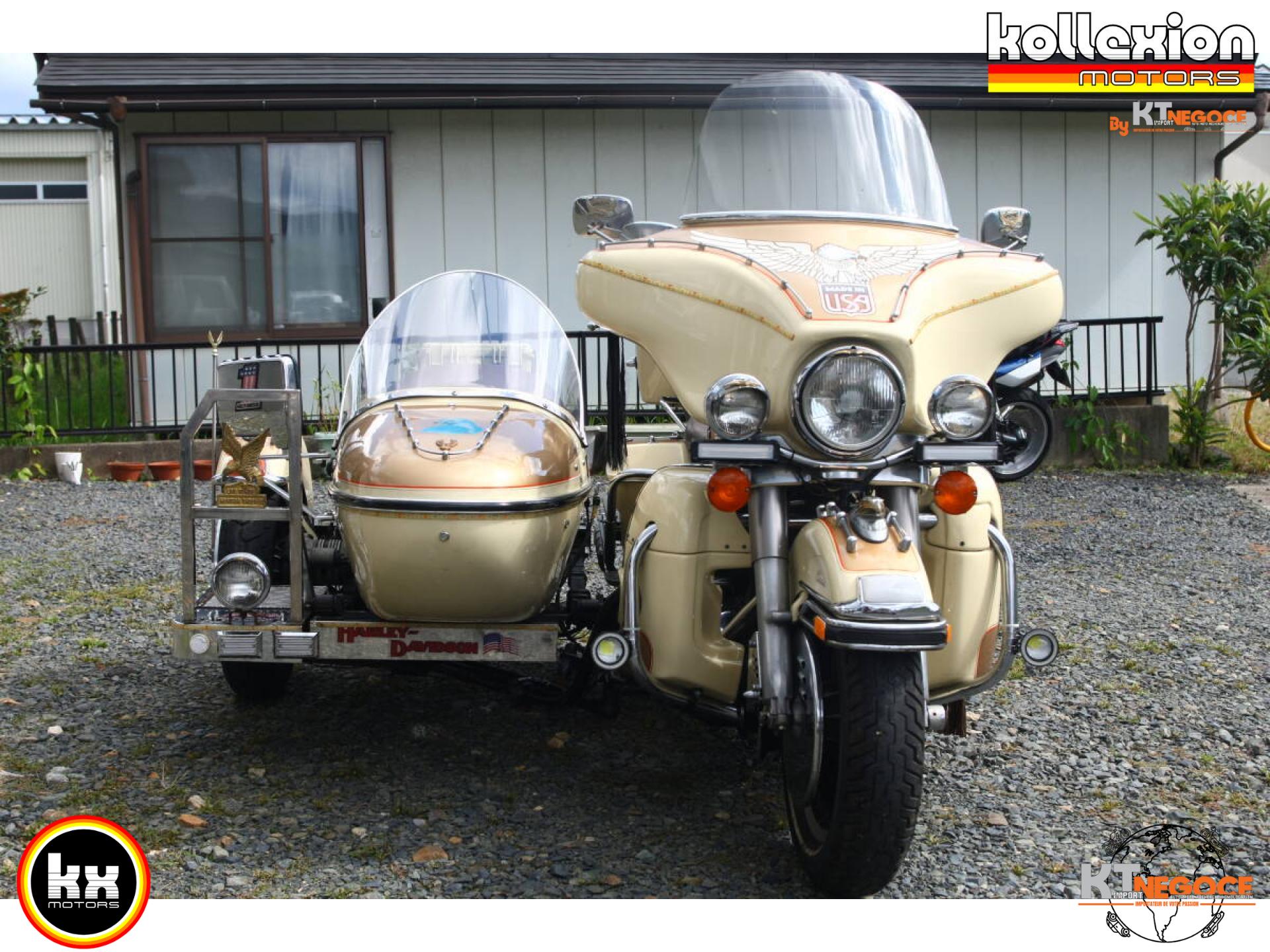 HARLEY DAVIDSON FLHTC 1340 EVO ELECTRA GLIDE CLASSIC SIDE CAR MARCHE ARRIERE 1988
