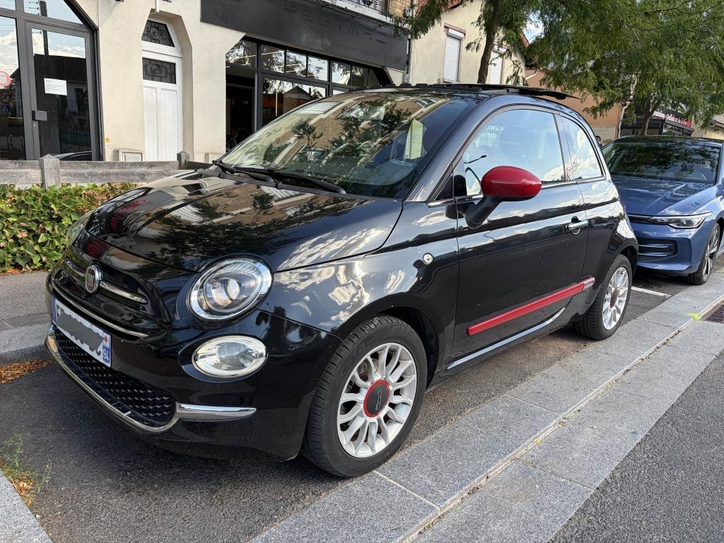 FIAT FIAT 500 1.2i 69ch Rosso Amore Edizione / 1ère Main - Distribution OK