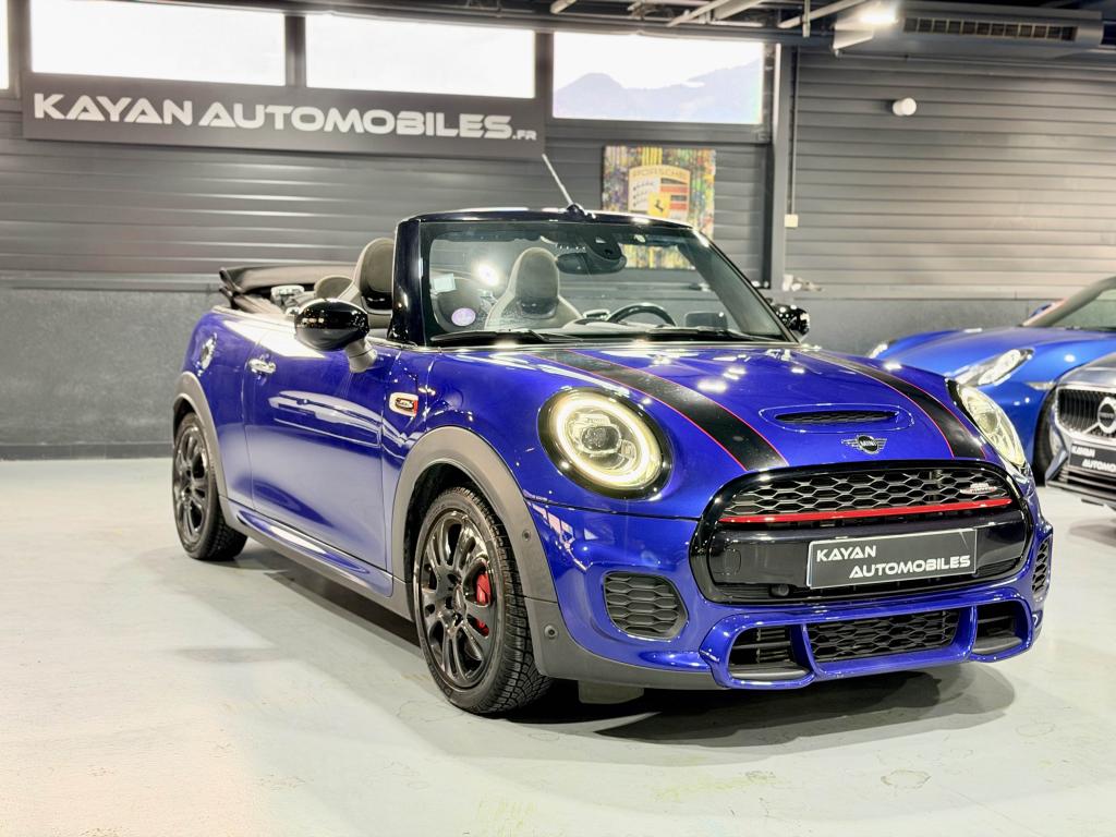 MINI Cabrio JCW Ultimate 231ch BVA F57 LCI- Roues hiver- HUD-Sièges sport chauffants-Keyless