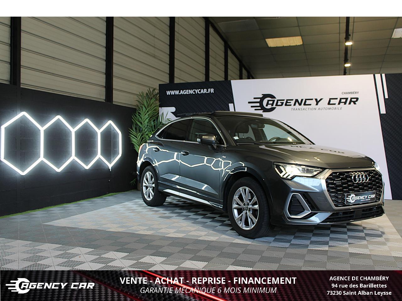 AUDI Q3 s line Quattro 40 TDI - 190 - BV S-tronic /toit ouvrant/caméra 360/carplay/matrix led